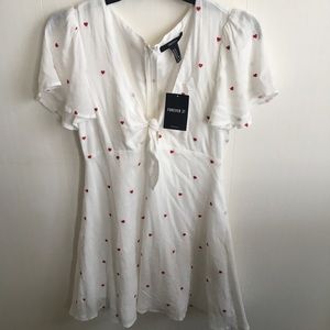 NWT forever 21 heart print dress